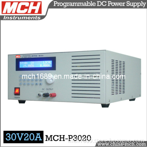 600W 30V 20A Variable Programmable DC Power Supply with CE & RoHS (MCH-P3020)